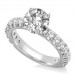 Shoulder Set Diamond Engagement Ring