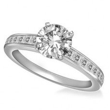 Shoulder Set Diamond Engagement Ring