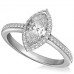 Agi Certified 1.41ct Si3/g Marquise Diamond Ring