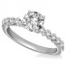 Shoulder Set Diamond Engagement Ring