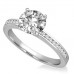 Shoulder Set Diamond Engagement Ring