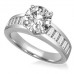 Shoulder Set Diamond Engagement Ring