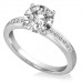 Shoulder Set Diamond Engagement Ring