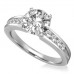 Shoulder Set Diamond Engagement Ring