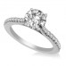 Shoulder Set Diamond Engagement Ring