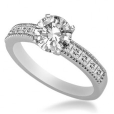 Shoulder Set Diamond Engagement Ring