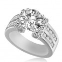 6mm Round Diamond Designer Ring