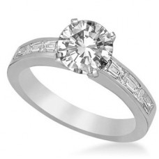Shoulder Set Diamond Engagement Ring