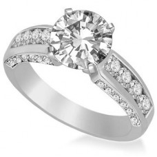 Modern Round Diamond Vintage Ring