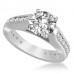 Shoulder Set Diamond Engagement Ring