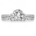 Diamond Shoulder Set Ring With Matching Band