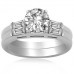 1.20ct Vs1/f Round Diamond With Matching Band