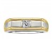 5mm Mens Princess Diamond Ring