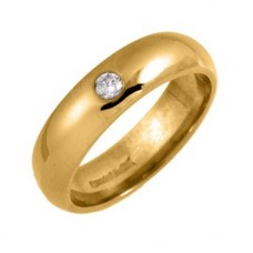 6mm Round Diamond Wedding Ring