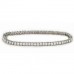 Single Row Princess Diamond Tennis Bracelet