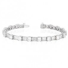 Unique Round Diamond Tennis Bracelet
