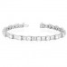 Unique Round Diamond Tennis Bracelet