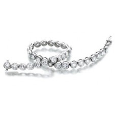Modern Round Diamond Tennis Bracelet
