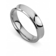 5mm Concave Shape Wedding Ring