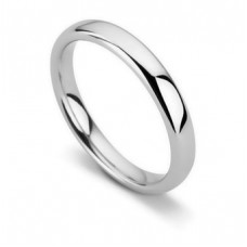 3mm Court Shape Wedding Ring