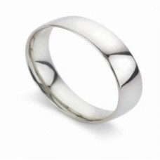 5mm Court Shape Wedding Band 5mm Court Shape Wedding Band