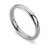 2.5mm, H1/2, Court Shape Wedding Band