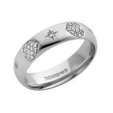 5mm Round Diamond Wedding Ring