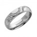 5mm Semi Circular Diamond Wedding Ring