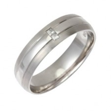 6mm Princess Diamond Wedding Band 6mm Princess Diamond Wedding Band