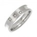 5mm Flat Court Princess Diamond Set Ring