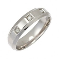 5mm Flat Court Round Diamond Set Ring 5mm Flat Court Round Diamond Set Ring