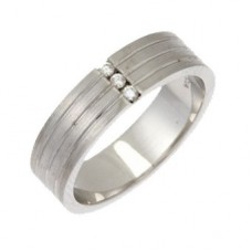 6mm Flat Court Shape Diamond Ring 6mm Flat Court Shape Diamond Ring