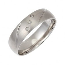 Unique 6mm Court Shape Diamond Ring