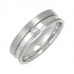 6mm Flat Court Shape Diamond Ring