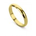 3mm D Shape Wedding Ring