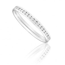 0.42ct Vs/fg Round Diamond Wedding Ring