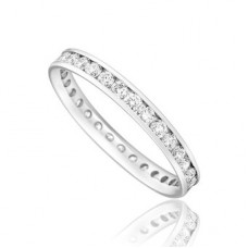 1.00ct Vs/fg Full Set 2.5mm Diamond Wedding Ring