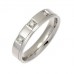 4mm Round Diamond Wedding Band
