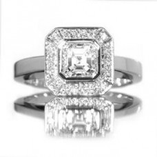Princess Cut And Round Diamond Ring Princess Cut And Round Diamond Ring