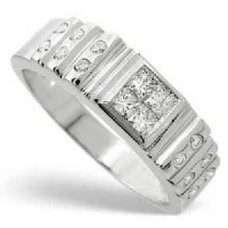0.50ct I1/fg Round Diamond Gents Ring