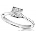 0.75ct I1/g Princess Diamond Solitaire Ring