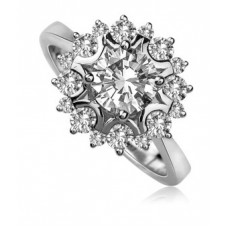 Round Diamond Dress Ring