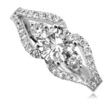 Round Diamond Designer Ring