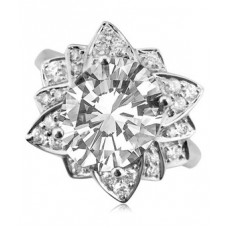 Oval Diamond Designer Ring