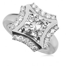 Round Diamond Designer Ring