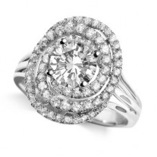 Round Diamond Designer Ring