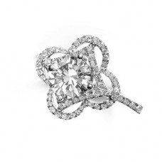 Round Diamond Designer Ring