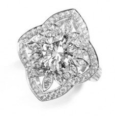 Round Diamond Dress Ring