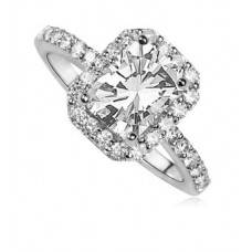 1.10ct Vs/fg Emerald Diamond Ring