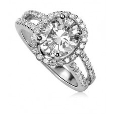 1.40ct Vvs/fg Oval Diamond Ring